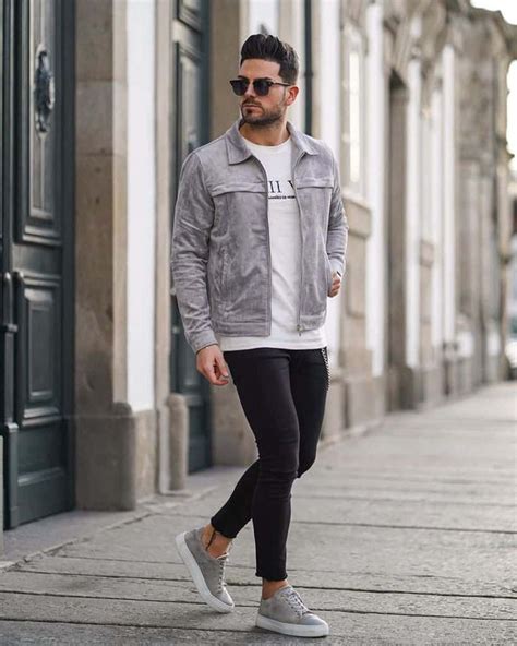 grey sneaker outfits